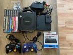 Gamecube + Gameboy Player + 2 Controllers + Meer, Spelcomputers en Games, Gebruikt, Verzenden, Met 2 controllers, Met games
