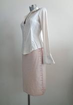 MARCCAIN roze rok met patroon, maat N5 - 40/42 origineel, Kleding | Dames, Maat 42/44 (L), Ophalen of Verzenden, Knielengte, Roze