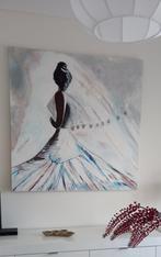 Schilderij: Elegante Dame, 120x120cm, Ophalen