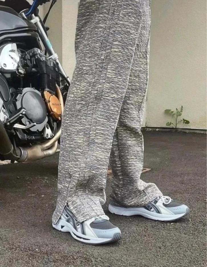 Grey Paradoxe Paris Pastel Wave Pants maat M, Kleding | Heren, Broeken en Pantalons, Zo goed als nieuw, Maat 48/50 (M), Grijs