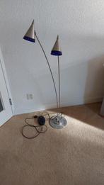staande lamp 2 dimbare spotjes leeslamp, Huis en Inrichting, Lampen | Vloerlampen, Ophalen, Gebruikt, Metaal, 100 tot 150 cm