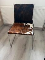 Nieuwe Stoel met Koeienhuid, Ophalen, Bruin, Nieuw, Metaal