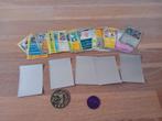 Pokemonkaarten met munten en sleeves, Hobby en Vrije tijd, Verzamelkaartspellen | Pokémon, Foil, Zo goed als nieuw, Ophalen, Meerdere kaarten