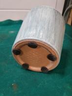 bloempot blauw grijs gestreept, Tuin en Terras, Bloempotten, Ophalen of Verzenden, 'T Olde Gre-j, Info@toldegrej.nl, Endepoelstraat 20f Didam