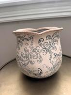 Sierlijke clayre en eef bloempot, Rond, Ophalen of Verzenden, Zo goed als nieuw, Aardewerk