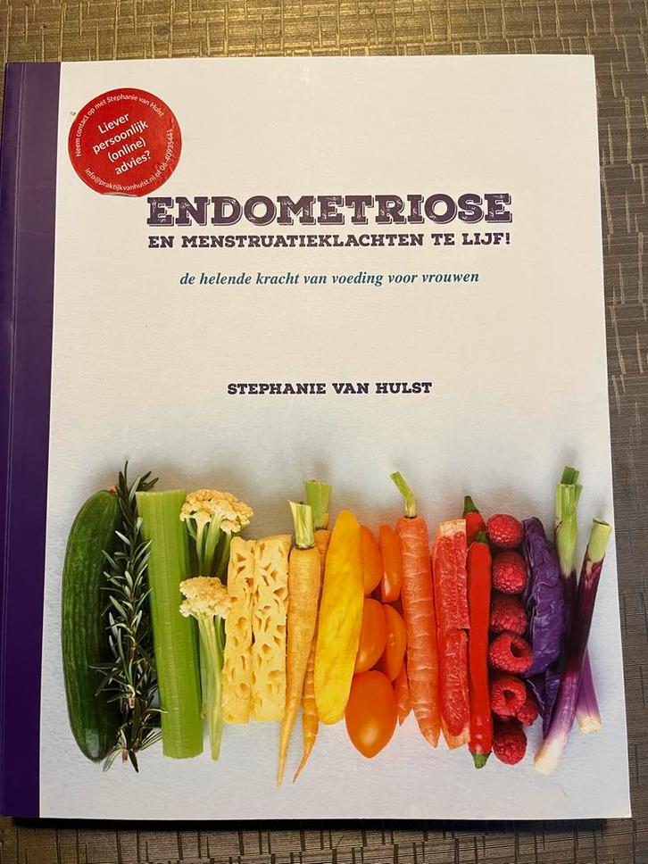 Endometriose en menstruatieklachten te lijf!, Boeken, Gezondheid, Dieet en Voeding, Zo goed als nieuw, Ziekte en Allergie, Ophalen of Verzenden