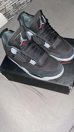 Air jordan 4 black canvas, Kleding | Heren, Schoenen, Ophalen of Verzenden, Zo goed als nieuw, Zwart