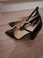 Elegante zwarte pumps met bandjes, Pumps, Zwart, Ophalen of Verzenden, Onbekend