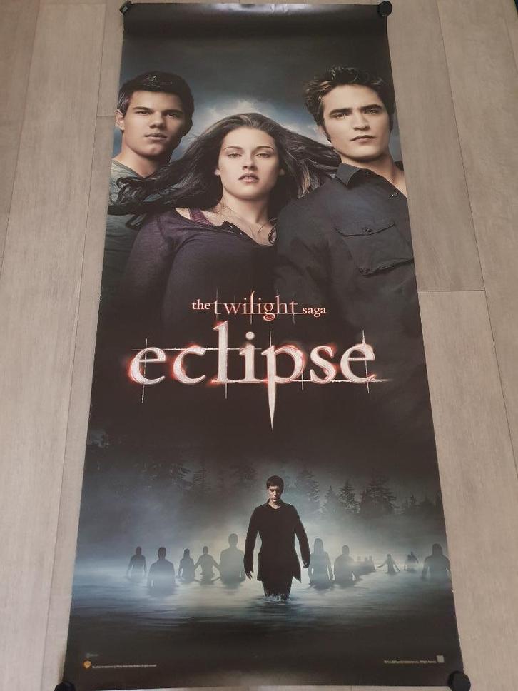 Poster the Twilight saga "Eclipse", Verzamelen, Posters, Gebruikt, Film en Tv, Deurposter of groter, Rechthoekig Staand, Ophalen of Verzenden