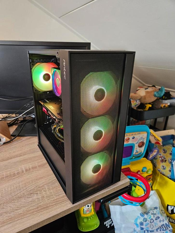 Krachtige Game PC - Ryzen 5 3600 | GTX 1080 | 16GB |  ARGB, Computers en Software, Desktop Pc's, Zo goed als nieuw, 4 Ghz of meer