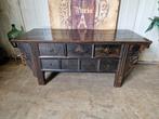 Antiek Oosters altaar, wandconsole sidetable, salontafel, Huis en Inrichting, Kasten | Ladekasten, Ophalen of Verzenden, Zo goed als nieuw