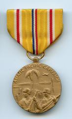 WO2 US Asiatic Pacific Campaign Medal, Ophalen of Verzenden, Landmacht, Amerika, Lintje, Medaille of Wings
