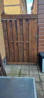 Tuin poort in prijs verlaagd, Gebruikt, 100 tot 150 cm, Ophalen of Verzenden, Draaipoort
