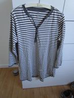 Hema - gestreept nachthemd met lange mouwen maat L, Hema, Ophalen of Verzenden, Nachtkleding