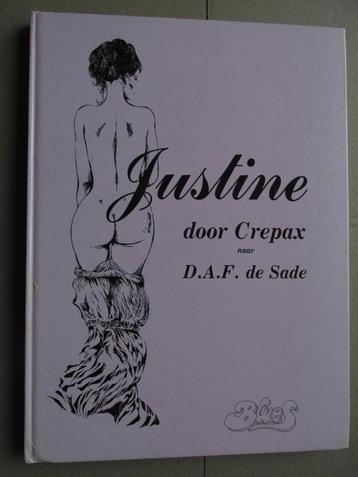 Justine – Door Crepax naar D.A.F. de Sade (erotiek) beschikbaar voor biedingen