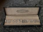 Antiek tafelnummers wijnglas clip markers, Antiek en Kunst, Antiek | Goud en Zilver, Verzenden, Zilver