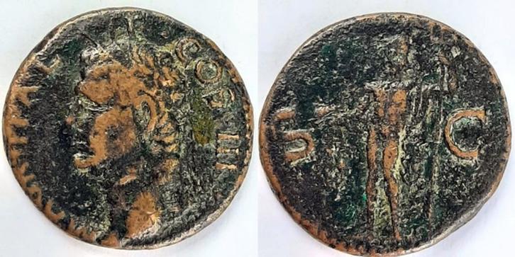 As Agrippa S556, Postzegels en Munten, Munten | Europa | Niet-Euromunten, Verzenden