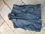 Vintage bodywarmer  leer, Antiek en Kunst, Ophalen of Verzenden