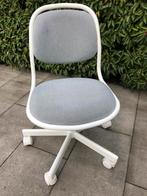 Kinderbureaustoel - Grijs met wit frame, Ophalen, Gebruikt, Grijs, Bureaustoel