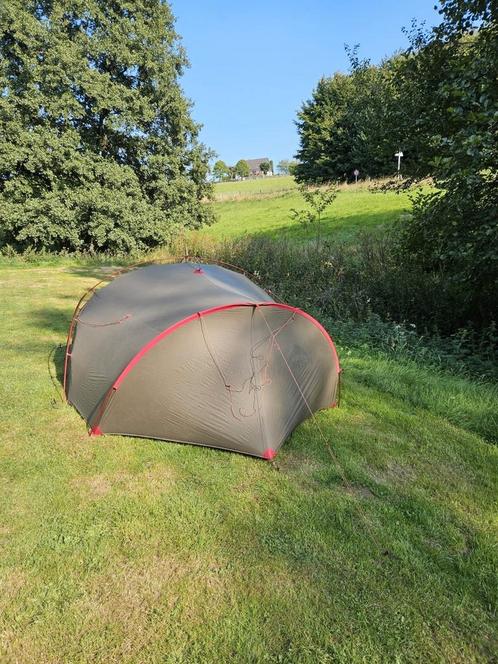 Huba Tour 3 lichtgewicht tent inclusief voetprint, Caravans en Kamperen, Tenten, tot en met 3, Gebruikt, Ophalen of Verzenden