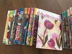 38 Quiltnieuws tijdschriften - Quilten en handwerken, Ophalen of Verzenden, Zo goed als nieuw, Borduren en Naaien