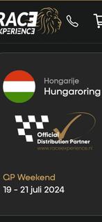 F1 tickets Hongarije, Tickets en Kaartjes, Juli, Twee personen