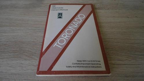 1981 Oldsmobile Toronado. First edition, Owner's Manual., Auto diversen, Handleidingen en Instructieboekjes, Verzenden