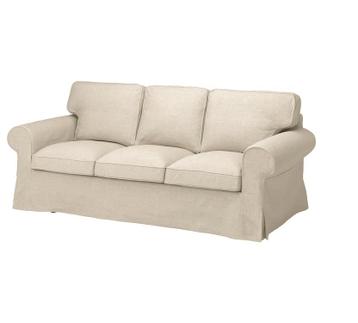 Ikea EKTORP 3-zitsbank, lichtbeige GRATIS. In goede staat! - afbeelding 4