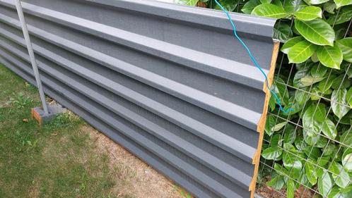 Sandwichpanelen dak antraciet grijs, Doe-het-zelf en Verbouw, Dakpannen en Dakbedekking, Zo goed als nieuw, Dakplaat of Dakpanplaat