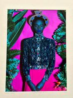 Ingelijst IV - SKAYA ELENA Jardin Fluo II Nr=219, Antiek en Kunst, Ophalen of Verzenden