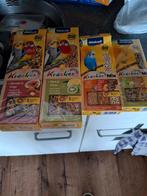 Vogelkooi met vogels en toebehoren, Ophalen, Kooi-accessoires