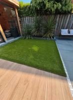 2 stukken luxe kunstgras 1m x3.70 en 1.10m x3.35m, Tuin en Terras, Ophalen, Nieuw, Minder dan 10 m²