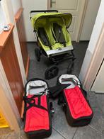 Tweeling kinderwagen Urban Jungle, Kinderen en Baby's, Kinderwagens en Combinaties, Ophalen, Gebruikt, Overige merken, Luchtbanden