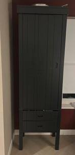 Prachtige zwart houten kasten met deur en 2 lades 230x70x41, 200 cm of meer, Teakhout, Zo goed als nieuw, Modern en/of landelijk