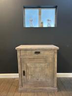 Kastje grey wash massief hout, Huis en Inrichting, Kasten | Overige, Ophalen, Gebruikt