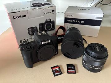 Canon EOS M50 Bundel (voor YouTubers & Content Creators) beschikbaar voor biedingen