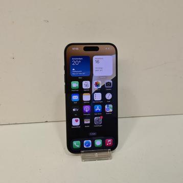 iPhone 15 Pro 128GB Black in Nette Staat - Accu 91% beschikbaar voor biedingen