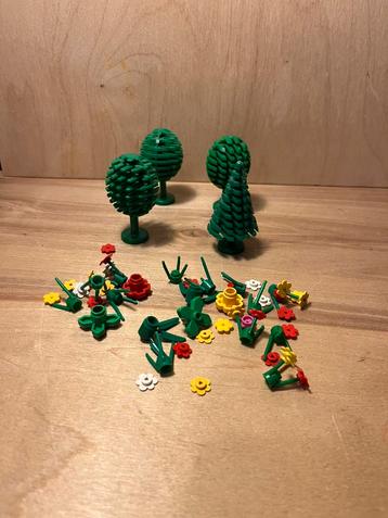 005 - Lego Partij/Lot Groen/Bomen/Bloemen beschikbaar voor biedingen