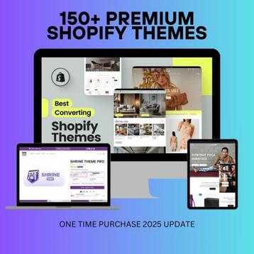 Ultimate Shopify Premium Theme Bundle 150+ Pro Themes beschikbaar voor biedingen