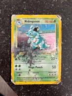 Nidoqueen 7/64 heavy damaged, Hobby en Vrije tijd, Verzamelkaartspellen | Pokémon, Ophalen of Verzenden, Zo goed als nieuw, Losse kaart
