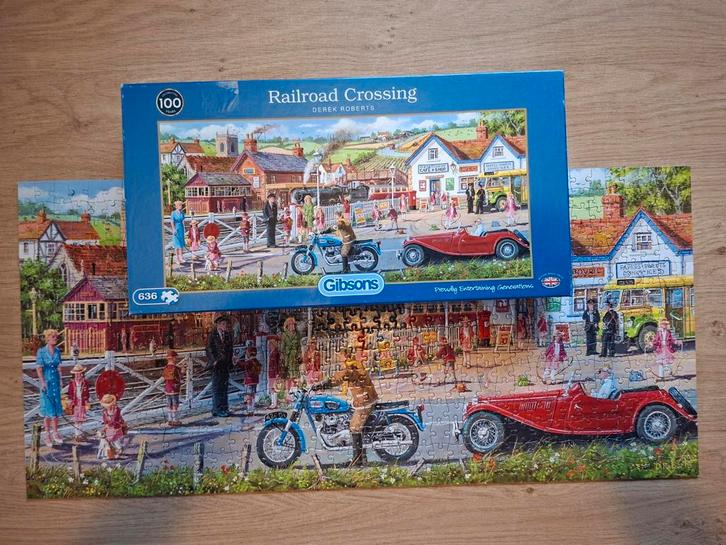 Gibsons Puzzel Puzzle Bourton on the Water Terry Harrison, Hobby en Vrije tijd, Denksport en Puzzels, Zo goed als nieuw, Legpuzzel