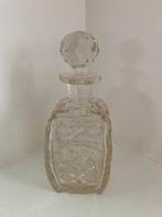 Vintage kristallen fles met stop, Antiek en Kunst, Ophalen of Verzenden