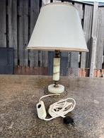 Vintage brons en marmer tafellamp, schemerlamp, bureaulamp, Ophalen