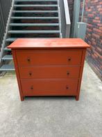 Ikea Hemnes Ladekast / Commode terracotta, Huis en Inrichting, Ophalen, 100 tot 150 cm, 3 of 4 laden, Minder dan 100 cm