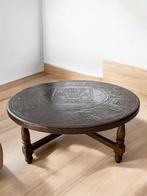 Vintage Peruaanse ronde salontafel, Ophalen