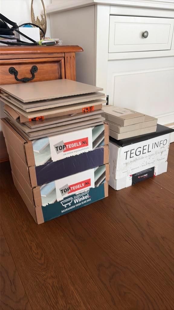 20 verschillende Terrazzo / ceppo di gre tegel samples, Doe-het-zelf en Verbouw, Tegels, Nieuw, Vloertegels, Keramiek, 20 tot 40 cm