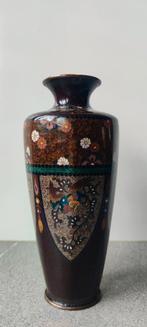 cloisonne vaas vaasje 18,5 cm Japans antiek, Antiek en Kunst, Ophalen of Verzenden