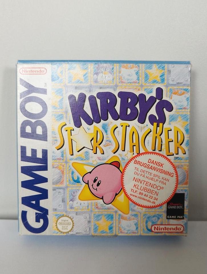 Kirby's Star Stacker CIB, Spelcomputers en Games, Games | Nintendo Game Boy, Zo goed als nieuw, Avontuur en Actie, 1 speler, Vanaf 3 jaar