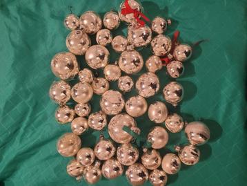  Oude kerstballen met motief (gesuikerd) beschikbaar voor biedingen