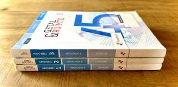 Getal & Ruimte HAVO B Deel 1, 2, 3 Wiskunde Boeken 12e edite beschikbaar voor biedingen